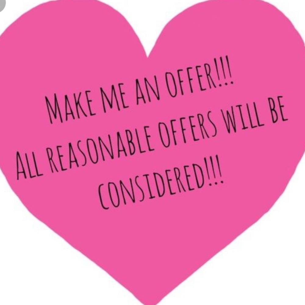 Feel free to make reasonable offers 😊